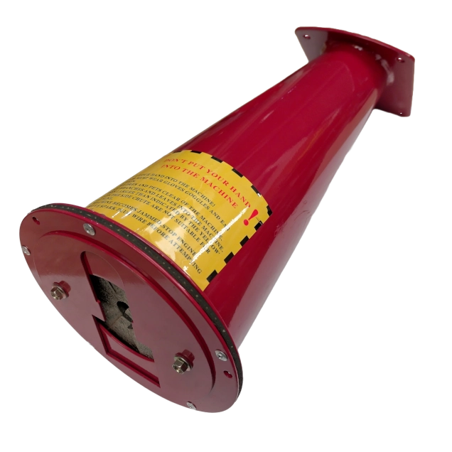 Order a A quality steel replacement side chute, designed for use with the Titan Pro petrol 6.5HP and 7HP chipper shredder.